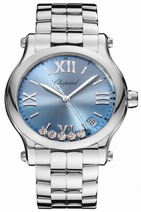 Replica 278582-3008 Chopard Happy Sport Round Quartz 36mm Ladies Watch